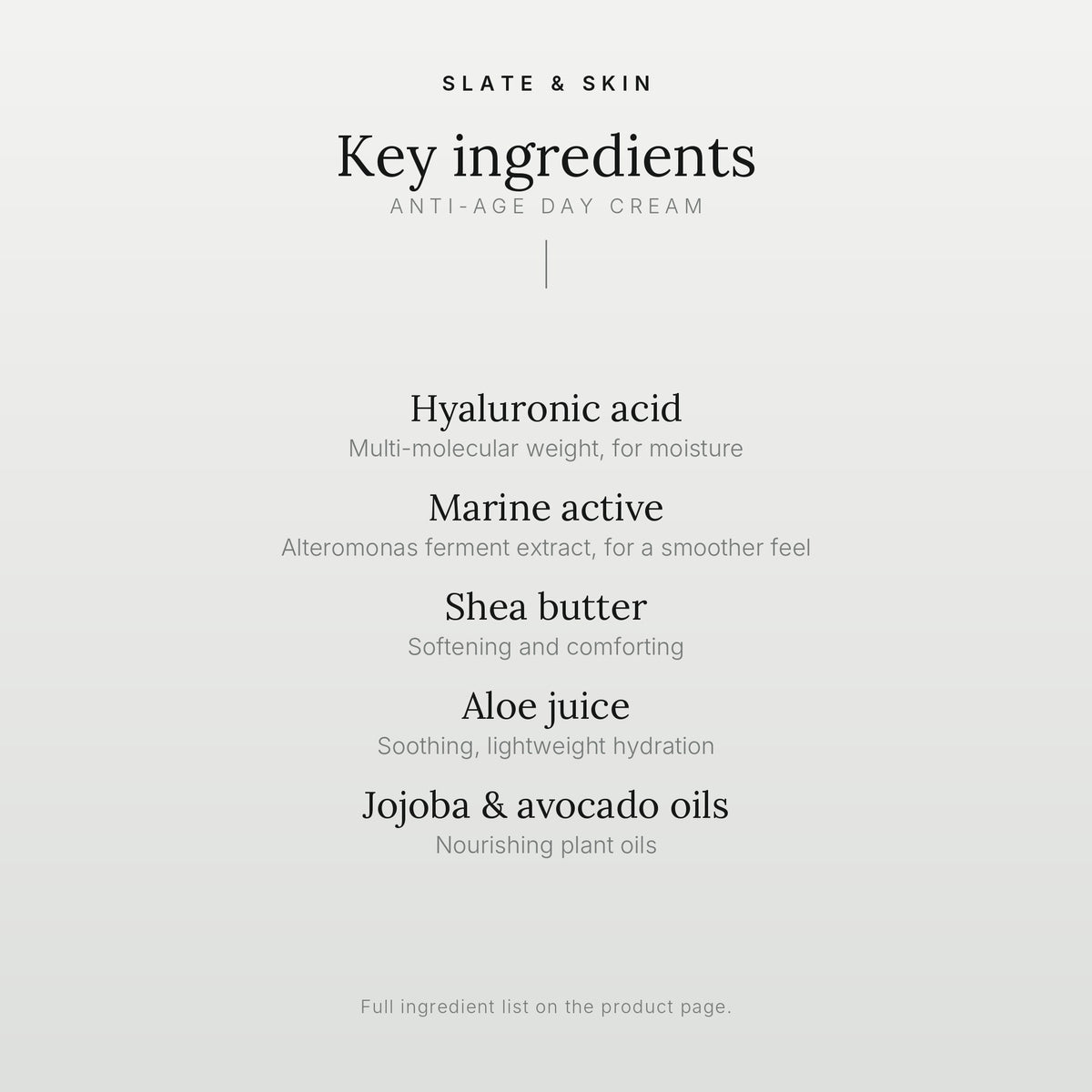 Crème de jour anti-âge