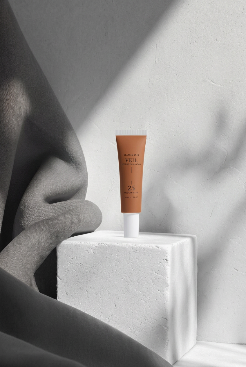 Veil Foundation mit Peptiden, 25 Mittel Warm