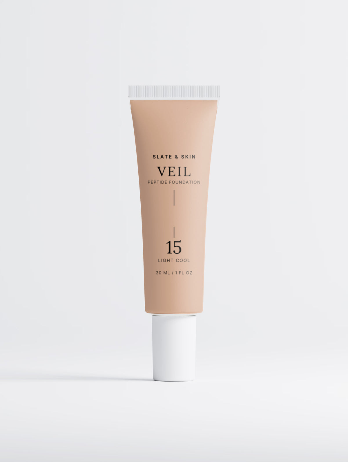 Veil Foundation with Peptides, 15 Light Cool, 30 ml