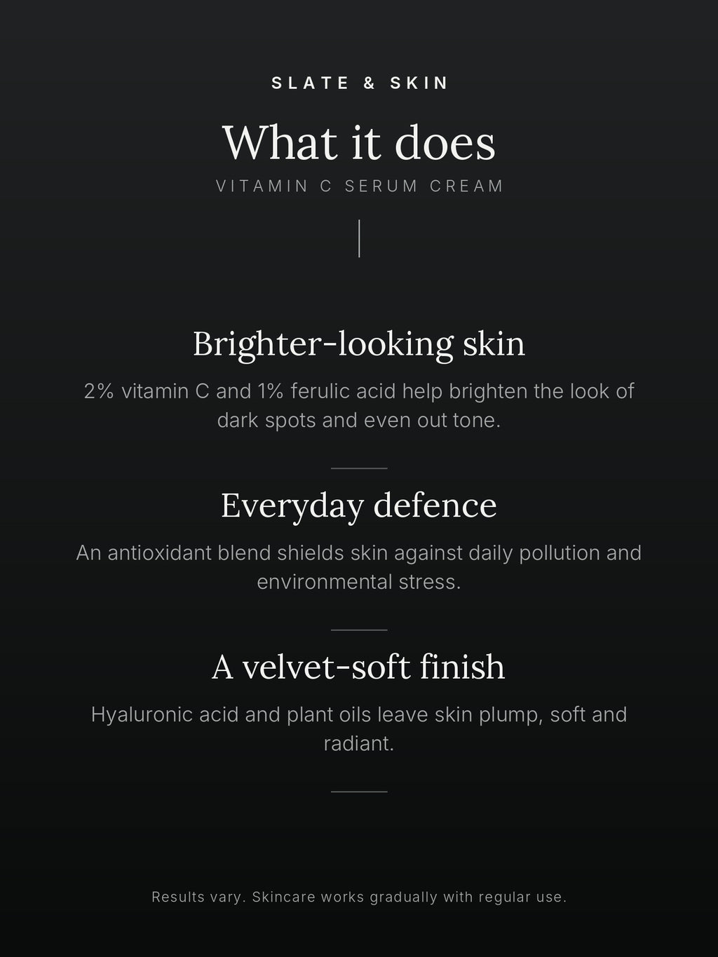 Citrine Vitamin C Serum Cream, what it does