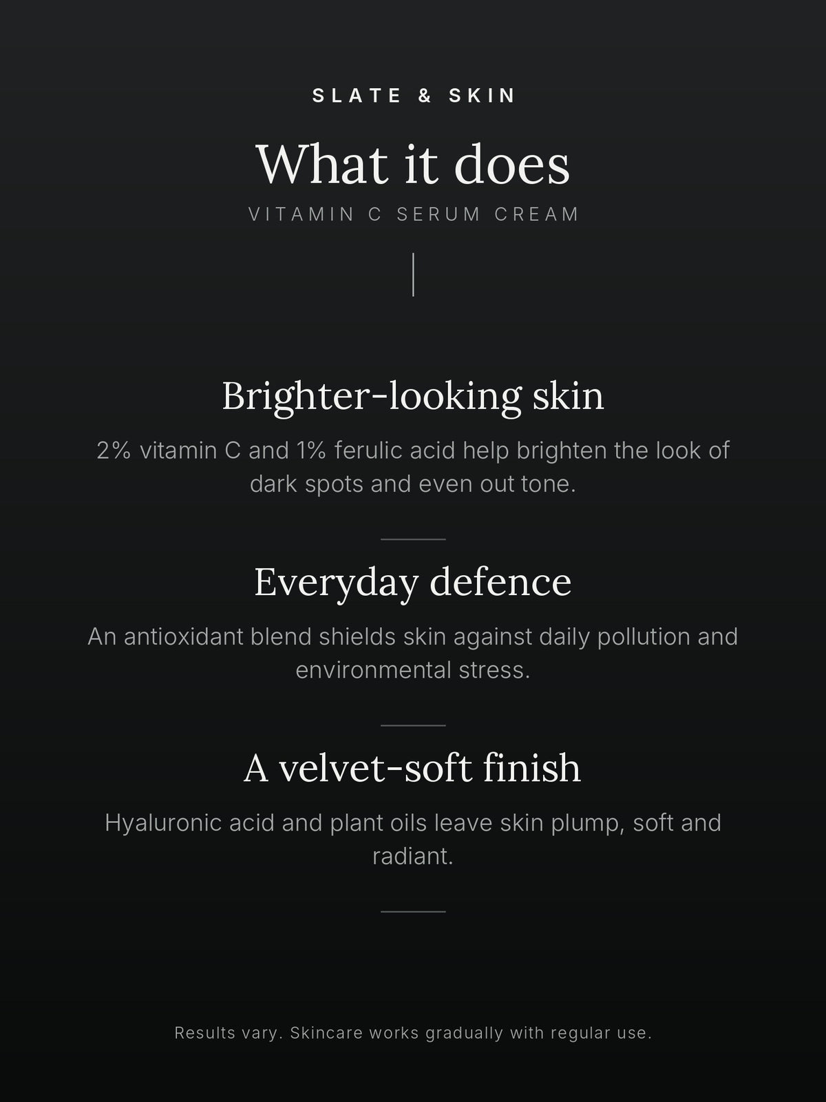 Citrine Vitamin C Serum Cream, what it does