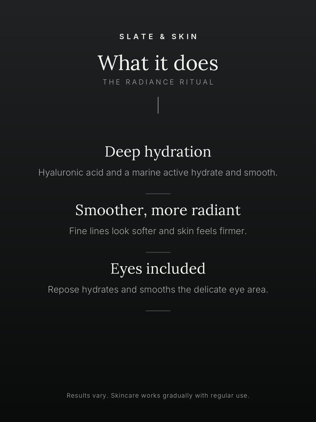 The Radiance Ritual, what it does