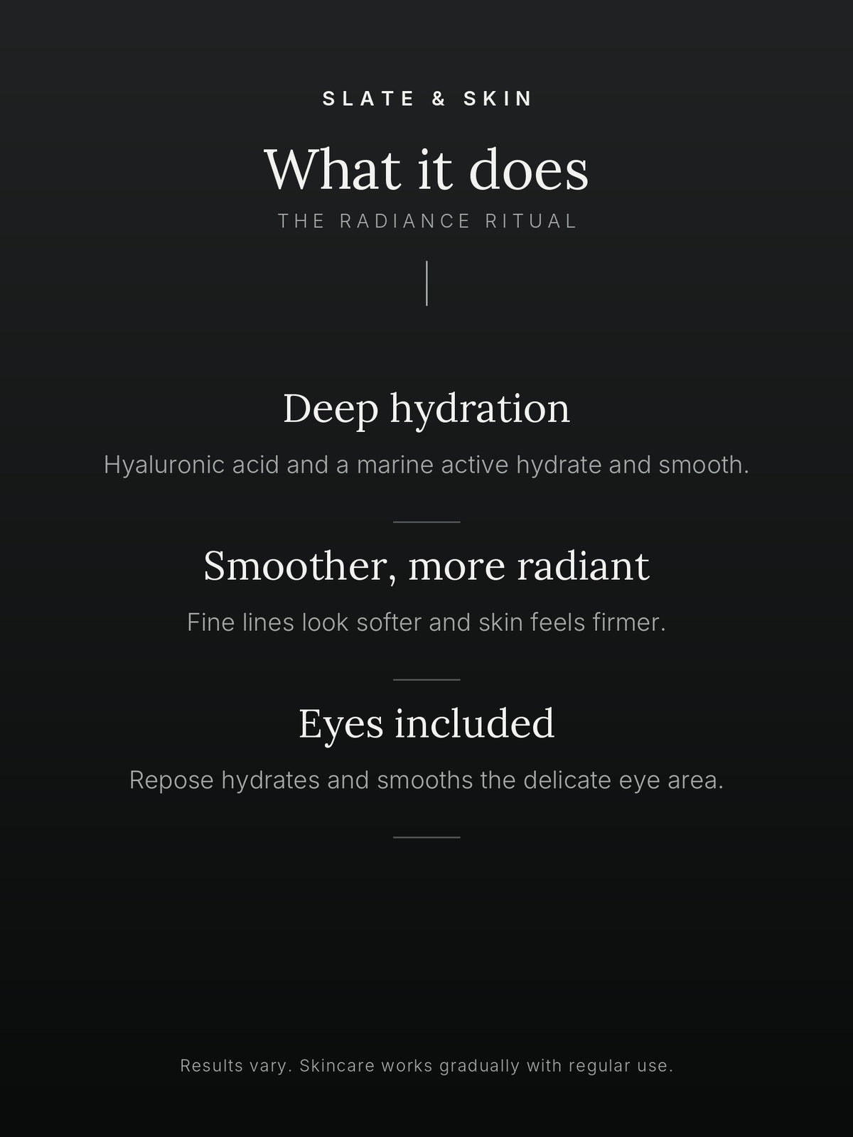 The Radiance Ritual, what it does