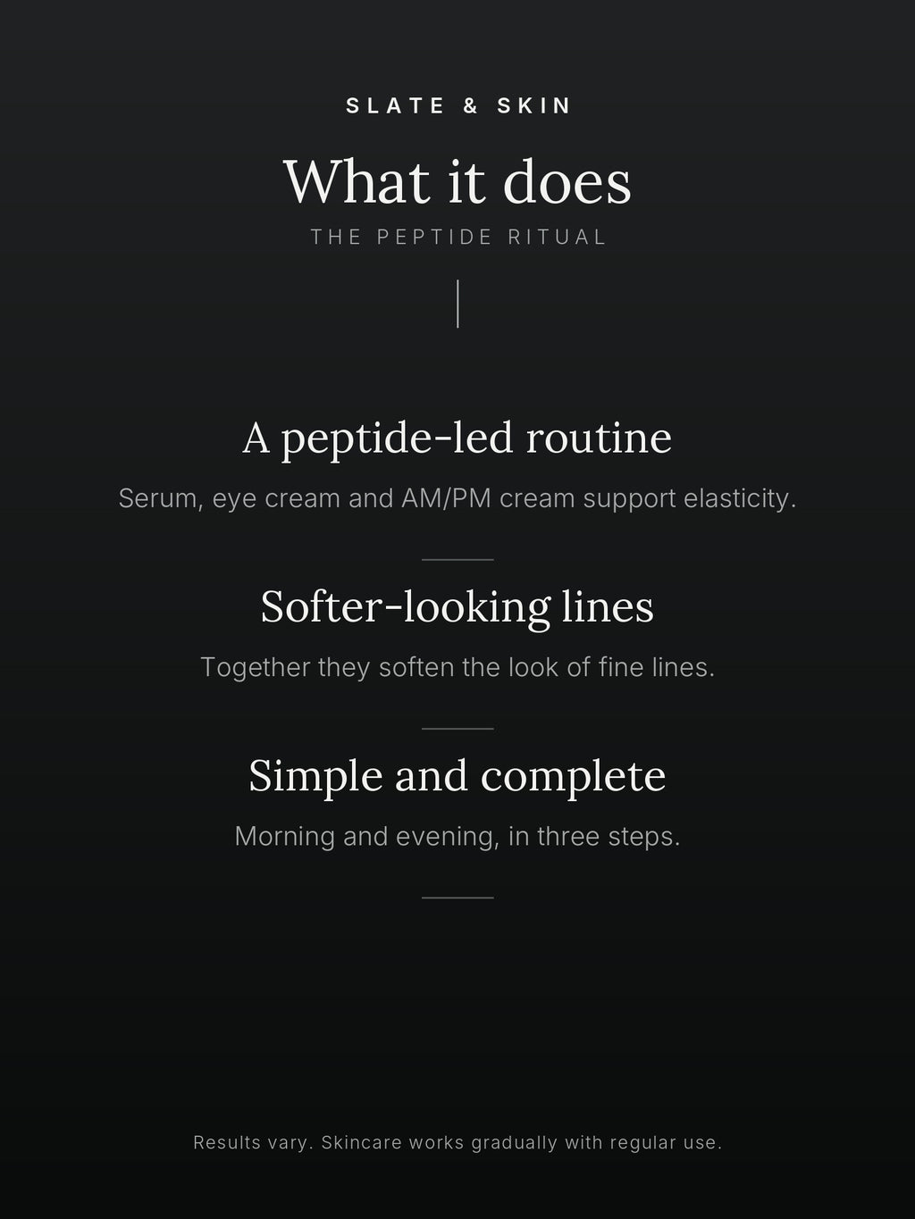 The Peptide Ritual, what it does