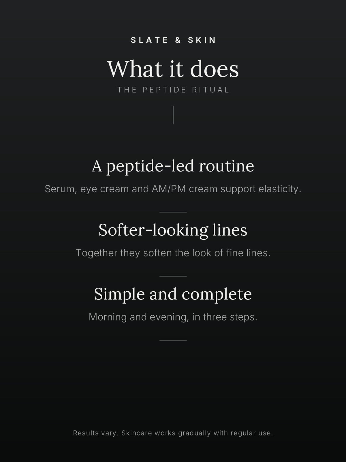 The Peptide Ritual, what it does