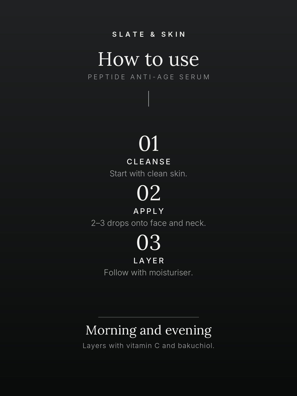 Élan Peptide Anti-Age Serum, how to use