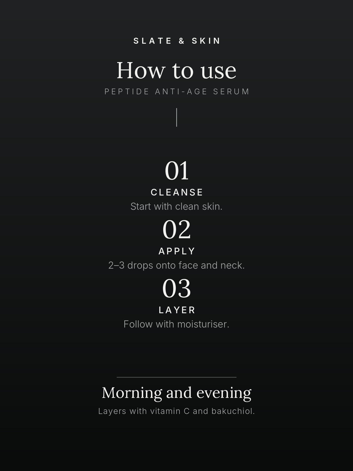 Élan Peptide Anti-Age Serum, how to use