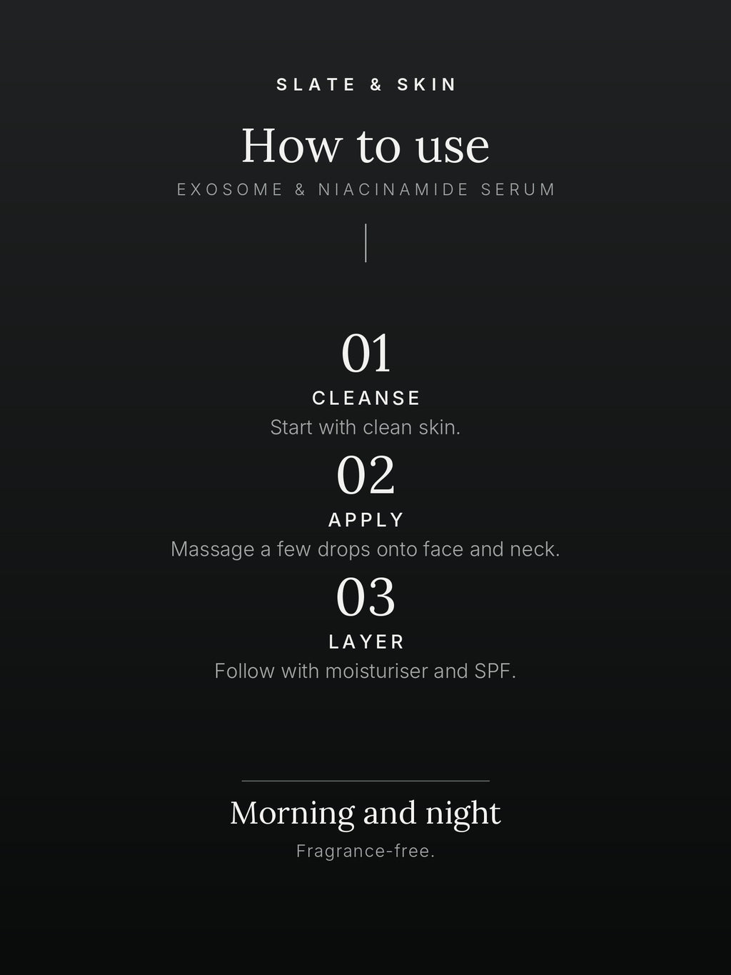 Lucent Exosome & Niacinamide Serum, how to use