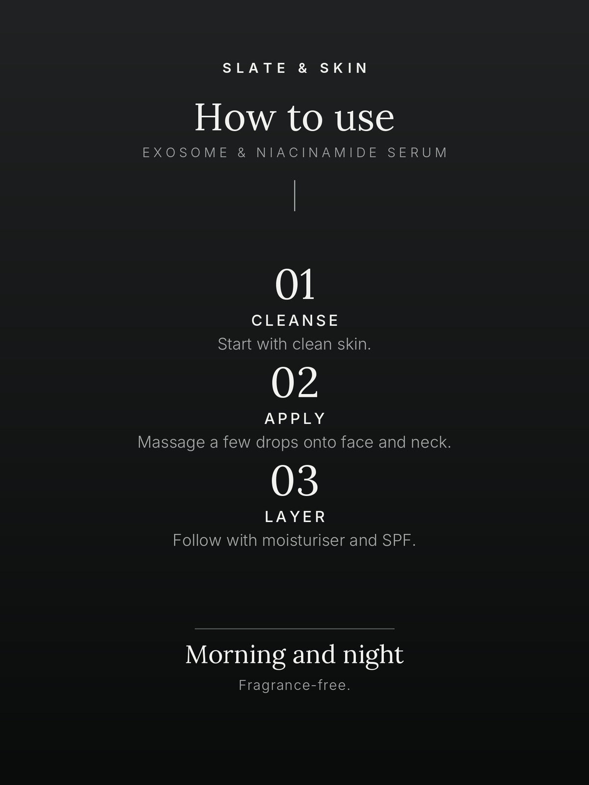 Lucent Exosome & Niacinamide Serum, how to use