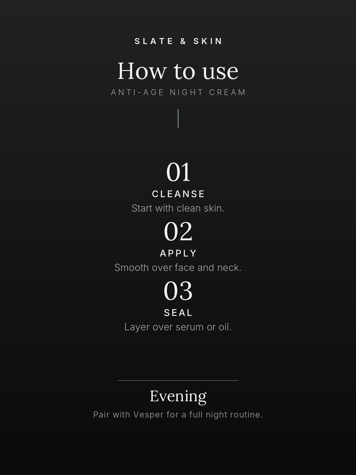 Nocturne Anti-Age Night Cream, how to use