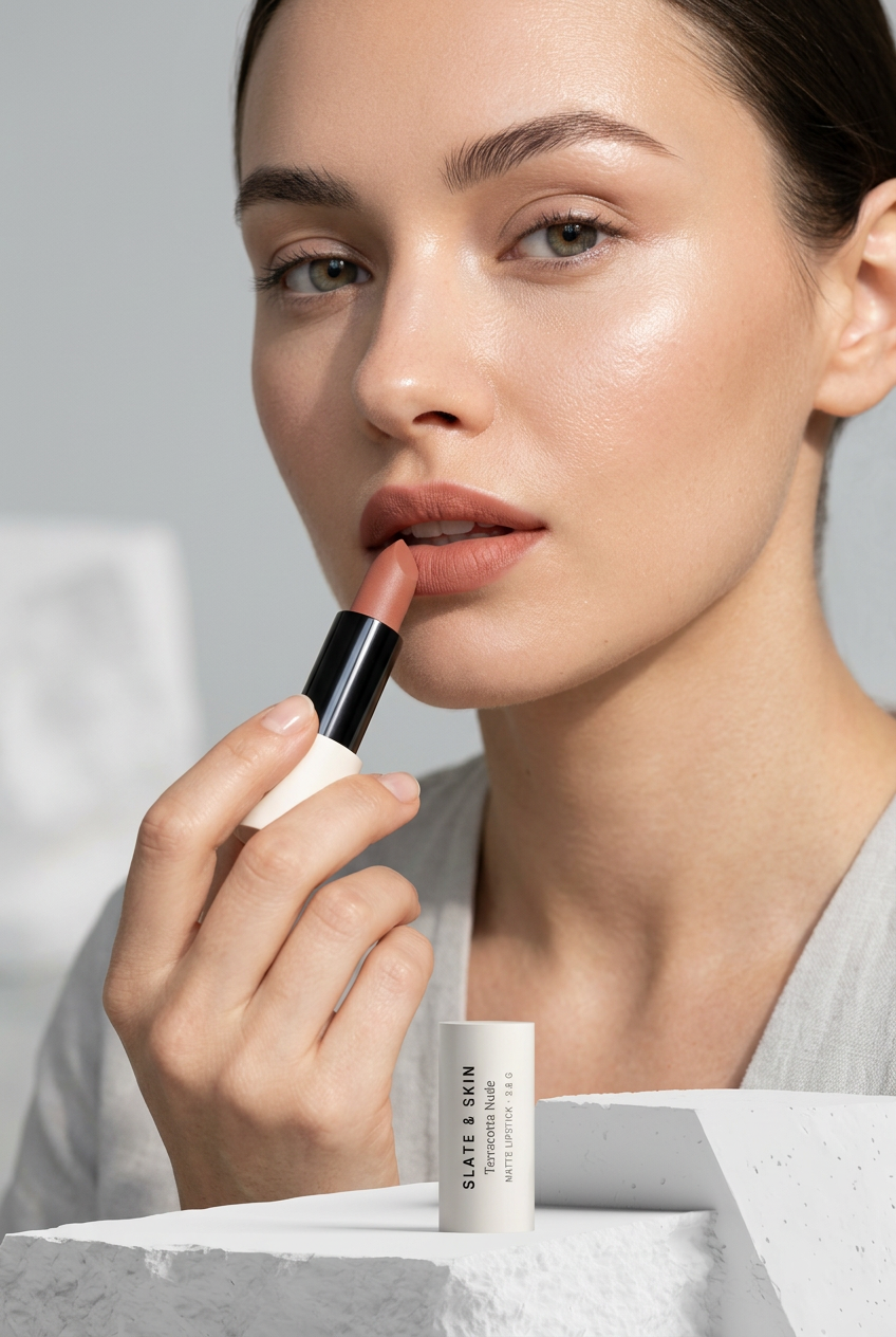 Velour Matte Lippenstift, Terracotta Nude