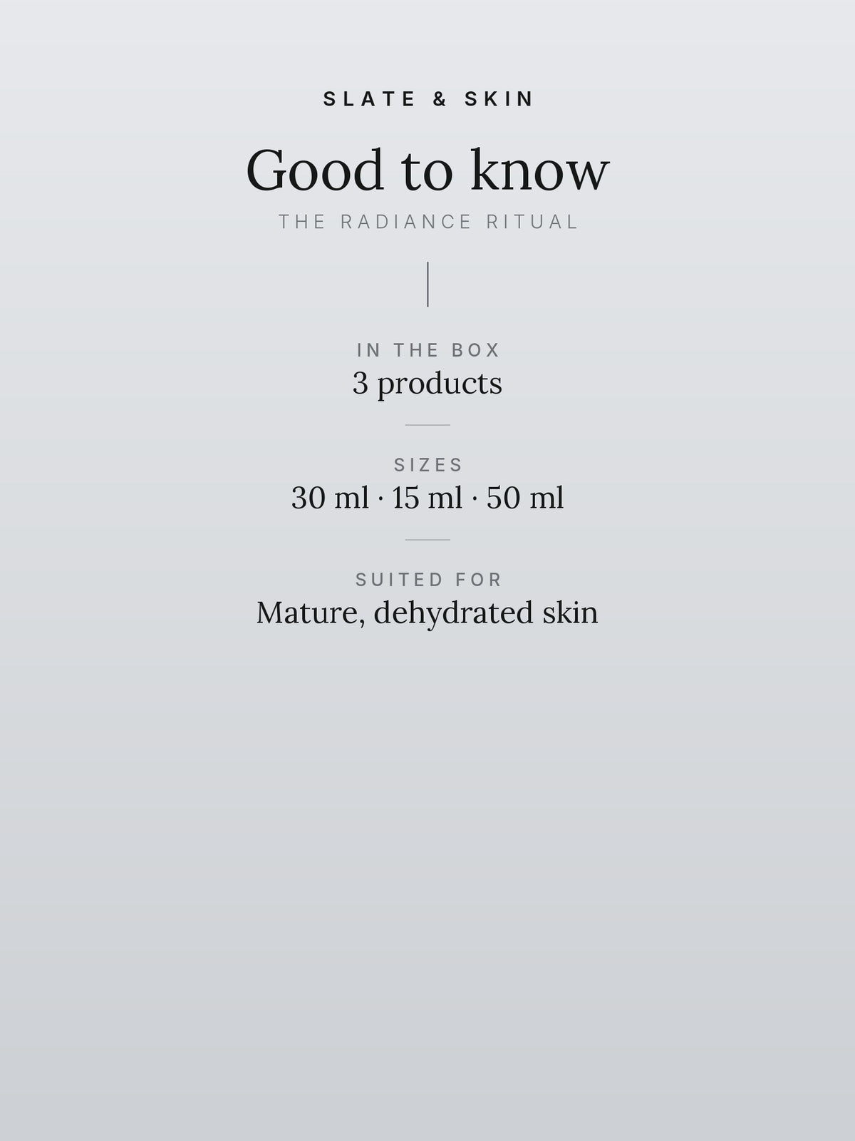 The Radiance Ritual, good to know