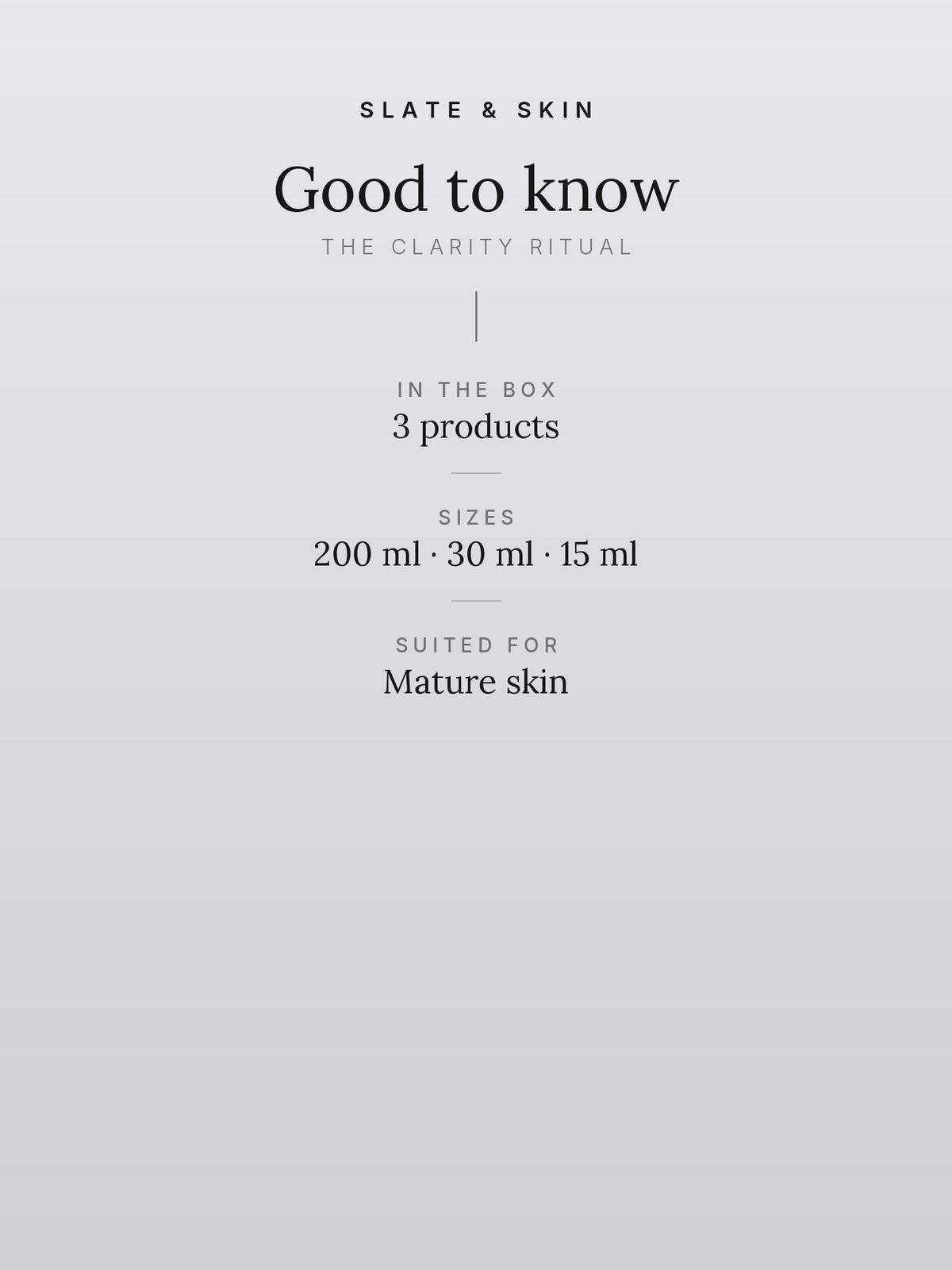 The Clarity Ritual, good to know