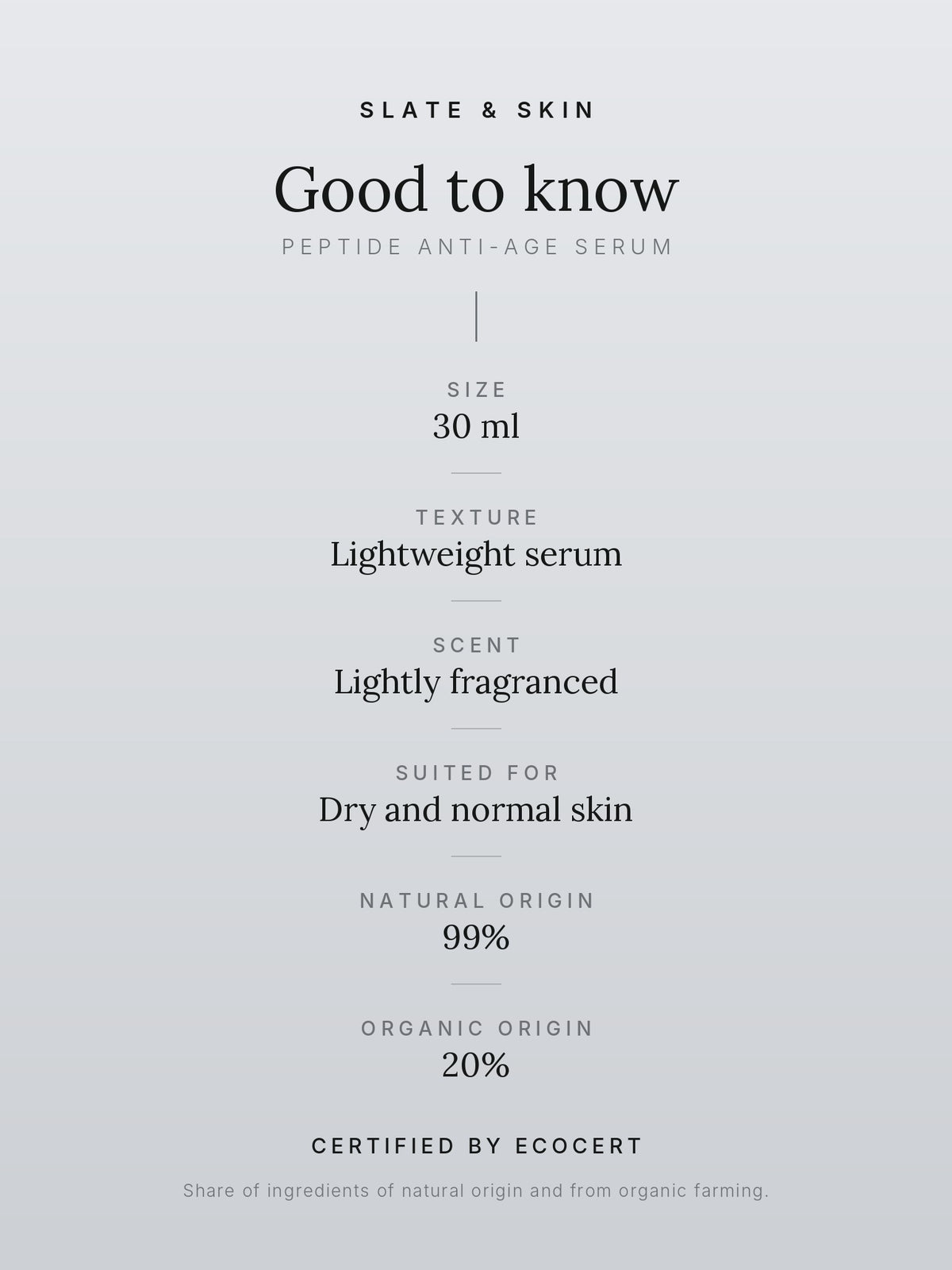 Élan Peptide Anti-Age Serum, good to know