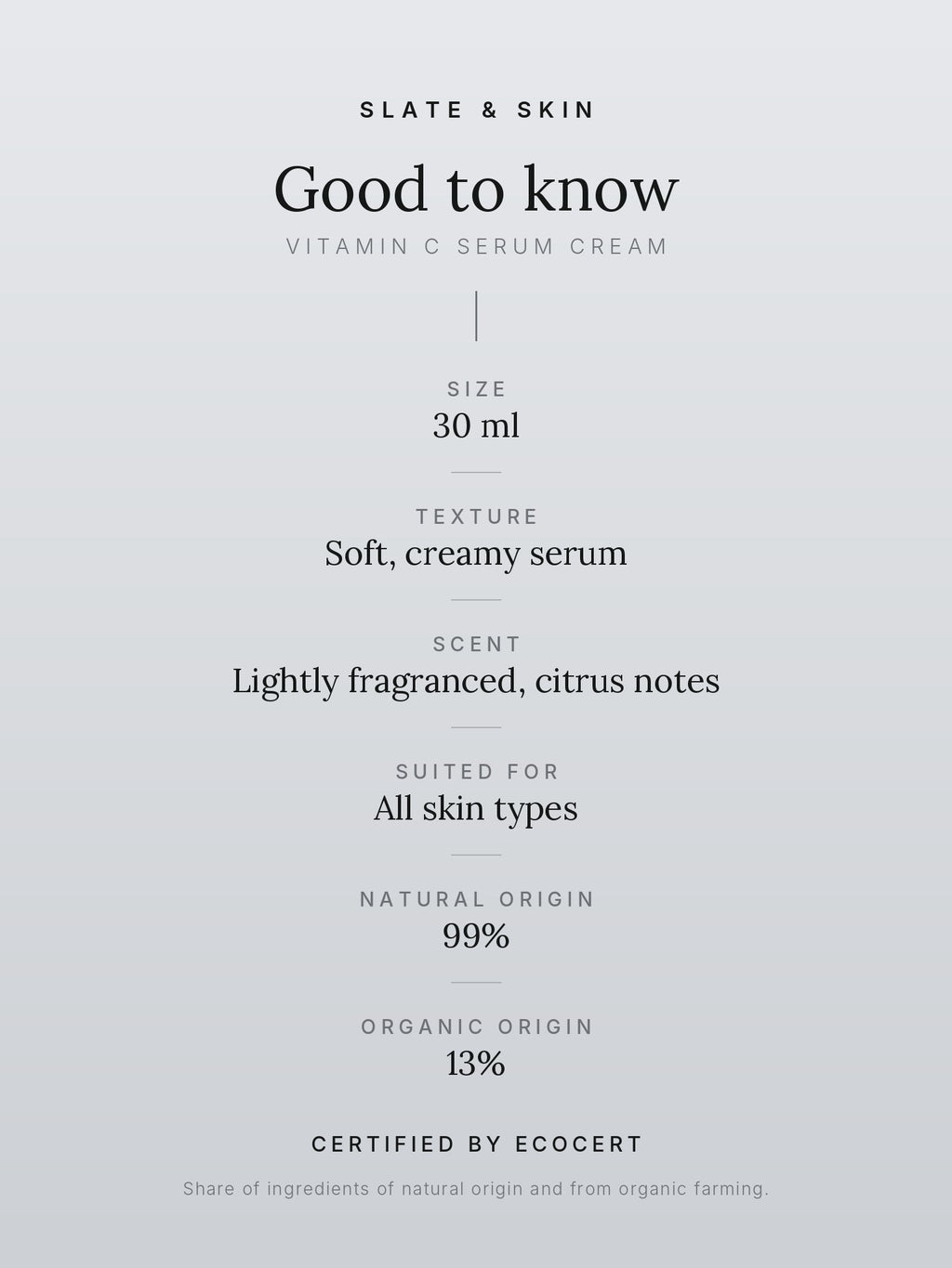 Citrine Vitamin C Serum Cream, good to know
