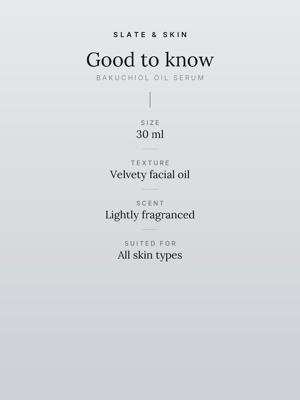 Vesper Bakuchiol Oil Serum, good to know