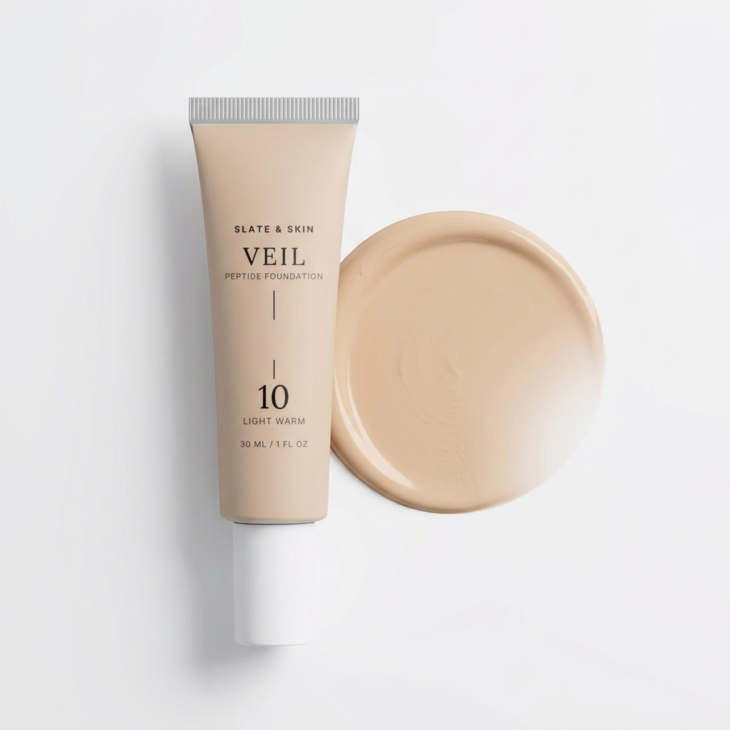 Fond de teint voile aux peptides, 10 Clair Chaud